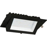 Efectoled - led Downlight Einbaustrahler Schwenkbar Rechteckig 48W samsung Schwarz 130lm/W lifud 3000K Warmweiß von EFECTOLED