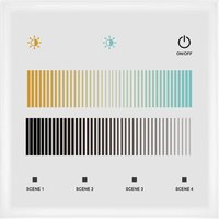 Fernbedienung Dimmer CCT Wählbar DALI Master Wandmontage Touch Weiß von EFECTOLED