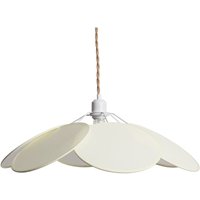 Efectoled - Pendelleuchte Stoff Kabuki Crème von EFECTOLED