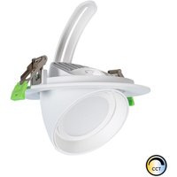 Efectoled - led Downlight Einbaustrahler Schwenkbar Rund 38W osram cct 120 lm/W cct lifud Ausschnitt ø 170 mm No Flicker Wählbar (Warm-Neutral) von EFECTOLED