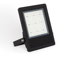 LED- Fluter 100W Dimmbar TRIAC 170 lm/W IP65 ELEGANCE Slim PRO Schwarz 4000K Asymmetrisch 80ºx155º Neutralweiß von EFECTOLED