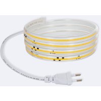 LED-Streifen Dimmbar 220V cob Selbstgleichrichtend 320 LED/m 8W/m 720 lm/m Breite 12mm Schnitt 50cm IP65 CRI90 nach Maß 6000K Kaltweiß 10 m von EFECTOLED