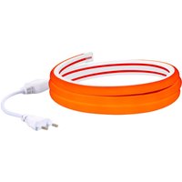 LED-Streifen Neon Dimmbar 220V Orange Halbrund 180° 7.5W/m Schnitt 100cm IP67 nach Maß von EFECTOLED
