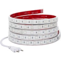 LED-Streifen RGB 220V SMD 60 LED/m 15W/m SILICONE FLEX Breite 12mm Schnitt 100cm IP67 mit Fernbedienung nach Maß 3 m von EFECTOLED