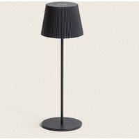 LED-Tischlampe 1.2W Tragbar Aussen Aluminium mit wiederaufladbarem USB-Akku Willox Schwarz von EFECTOLED