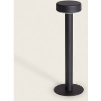 LED-Tischlampe 2W Tragbar mit Wiederaufladbarem USB-Akku Bunza Schwarz von EFECTOLED