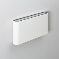 LED-Wandleuchte 10W Aussen Doppelseitige Beleuchtung Rechteckig Weiss Einar 2700K Warmweiß von EFECTOLED