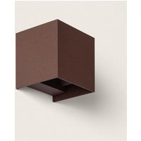 Efectoled - LED-Wandleuchte Aussen 10W Aluminium Doppelseitige Beleuchtung cct Wählbar Iridix Rost von EFECTOLED