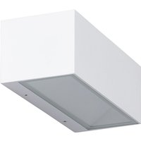LED-Wandleuchte Aussen 18W Aluminium Doppelseitige Beleuchtung Wählbar cct Gropius Weiß von EFECTOLED