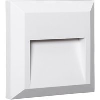 Efectoled - LED-Wandleuchte Außen Oberfläche Eckig Weiss Edulis 2700K Warmweiß von EFECTOLED