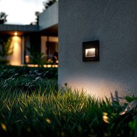 Efectoled - LED-Wandleuchte Aussen 3W Einbau Quadratisch Schwarz Olite 4000K Neutralweiß Efectoled - LED-Wandleuchte Aussen 3W Einbau Quadratisch Schwarz Olite 4000K Neutralweiß von EFECTOLED