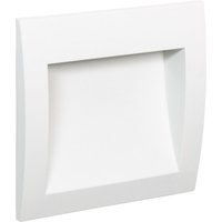 Efectoled - LED-Wegeleuchte Außen 4W Einbau Rechteckig Weiss Natt 2700K Warmweiß von EFECTOLED