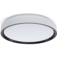 Efectoled - led Deckenleuchte 24W Rund Metall Ø385 mm Nysted Schwarz von EFECTOLED