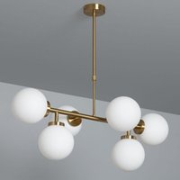 Pendelleuchte Metall und Glas Lautrec Gold Pendelleuchte Metall und Glas Lautrec Gold von EFECTOLED