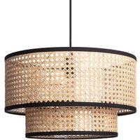 Efectoled - Pendelleuchte Rattan Huela Doppio Natürlich Efectoled - Pendelleuchte Rattan Huela Doppio Natürlich von LEDKIA