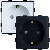 Steckdose Schuko Typ f Modern Weiß von EFECTOLED