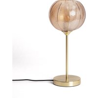 Efectoled - Tischlampe Metall und Glas Klimt Bernstein von EFECTOLED