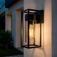 Wandleuchte Außen Aluminium Siawja Schwarz von EFECTOLED