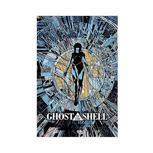 EFEZAC Ghost in The Shell Anime Filmposter 42 Leinwand Poster Schlafzimmer Dekor Sport Landschaft Büro Zimmer Dekor Geschenk Rahmen Stil 30 x 45 cm von EFEZAC