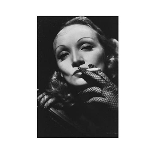EFEZAC Marlene Dietrich Poster 20 Leinwand Poster Schlafzimmer Dekor Sport Landschaft Büro Zimmer Dekor Geschenk ohne Rahmen Stil 40 x 60 cm von EFEZAC
