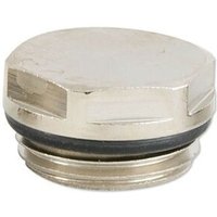 Blindstopfen 1/2'' - Messing vernickelt - mit O-Ring selbstdichtend von EFFEBI