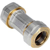 Effebi - kronos push Messing-Klemmverbinder - Überschiebemuffe - für Stahlrohr ø 33,7 mm (1 Zoll - dn 25) dvgw acs von EFFEBI