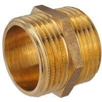 Messing Gewindefitting-Doppelnippel 1'' AG x 1'' AG Messing Gewindefitting-Doppelnippel 1'' AG x 1'' AG von EFFEBI