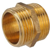 Messing Gewindefitting-Doppelnippel 2'' AG x 2'' AG Messing Gewindefitting-Doppelnippel 2'' AG x 2'' AG von EFFEBI