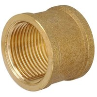 Messing Gewindefitting-Muffe 3/8'' IG x 3/8'' IG von EFFEBI