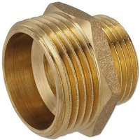 Messing Gewindefitting-Reduziernippel 1 1/4'' AG x 1'' AG Messing Gewindefitting-Reduziernippel 1 1/4'' AG x 1'' AG von EFFEBI