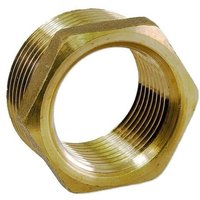 Messing Gewindefitting-Reduzierstück 1 1/2'' AG x 1 1/4'' IG Messing Gewindefitting-Reduzierstück 1 1/2'' AG x 1 1/4'' IG von EFFEBI