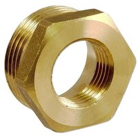 Messing Gewindefitting-Reduzierstück 1 1/2'' AG x 3/4'' IG Messing Gewindefitting-Reduzierstück 1 1/2'' AG x 3/4'' IG von EFFEBI