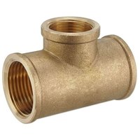 Messing Gewindefitting-T-Stück 1'' IG x 3/4'' IG x 1'' IG Messing Gewindefitting-T-Stück 1'' IG x 3/4'' IG x 1'' IG von EFFEBI