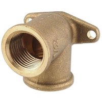 Messing Gewindefitting-Wandscheibe 90° - 1/2'' IG x 1/2'' IG Messing Gewindefitting-Wandscheibe 90° - 1/2'' IG x 1/2'' IG von EFFEBI