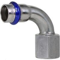 Press-Bogen 90° - 28 mm - 1 Zoll IG - für Edelstahlrohre - DVGW-zertifiziert - für V-Kontur Press-Bogen 90° - 28 mm - 1 Zoll IG - für Edelstahlrohre - DVGW-zertifiziert - für V-Kontur von EFFEBI