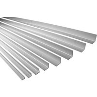 Effector - 2 Meter Winkelprofil Alu eloxiert Ecke B10-B17: Silber, B11 - 25 x 25 x 2 mm von EFFECTOR