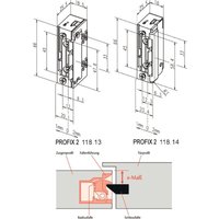 E-Türöffner Effeff 128E.14, 10-24V ac/dc Arbeitsstrom, FaFix, mech. Entrieg. von EFFEFF