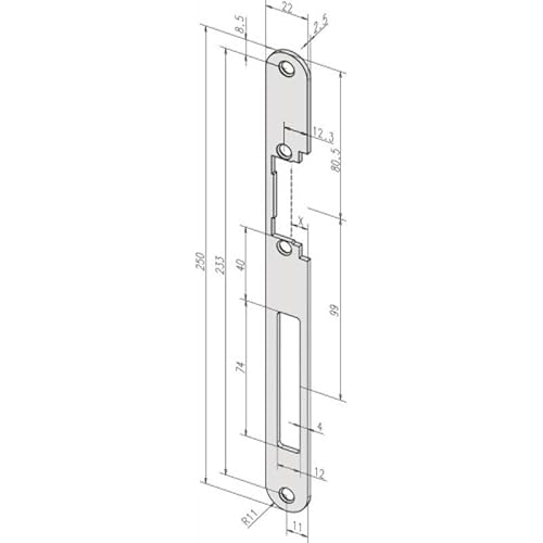 FLACHSCHLIEßBLECH PROFIX 2 EST UNIVERSAL EFFEFF -82B35-01 von EFFEFF