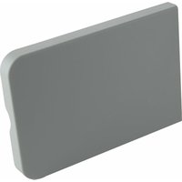 Abdeckkappen Set (Abdeckung) passend zu Klappenbeschlag Unico-Aufbau, grau von EFFEGIBREVETTI
