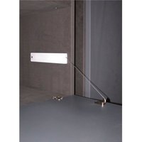 Effegibrevetti - Bremsklappenhalter Winch 20 mit Stahlseil re, kh 200-480, Aluminium/KS grau von EFFEGIBREVETTI