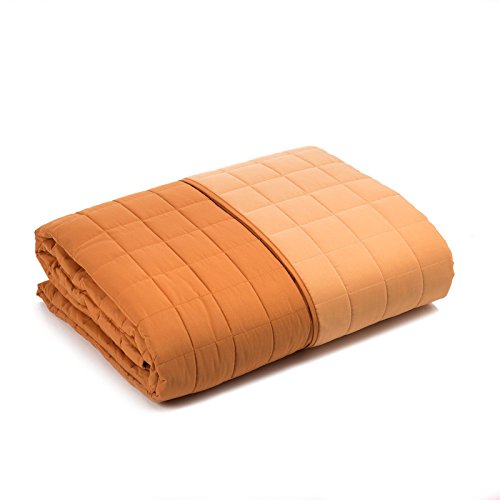 Tagesdecke Bettdecke Doppelbett Frühling Sommer Mikrofaser Original Caleffi Modern bicolor Arancio von EFFETTO CASA