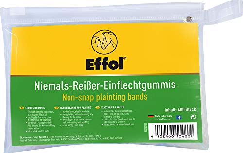 Effax Niemals Reißer Einflechtgummis, Transparent Effax Niemals Reißer Einflechtgummis, Transparent von Effol