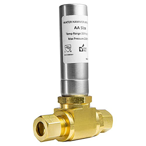 EFIELD MH-231-2-FM Tee Edelstahl Wasserhammer Arrestaurier, 3/8 Zoll OD Comp. X 3/8 Zoll OD Buchse Comp. Für Geschirrspüleranschluss EFIELD MH-231-2-FM Tee Edelstahl Wasserhammer Arrestaurier, 3/8 Zoll OD Comp. X 3/8 Zoll OD Buchse Comp. Für Geschirrspüleranschluss von EFIELD