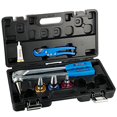 EFIELD Pex Pipe A Expansion Tool Kit ASTM F1960 mit 1/2" 3/4" 1" Expander Köpfe von EFIELD