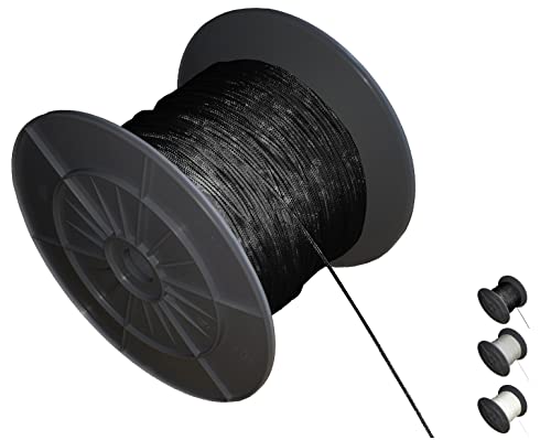 EFIXS Zugschnur für Alujalousien (Durchmesser 1,4 mm) - Farbe: schwarz - Länge: 10 bis 50 Meter - Hier: 30 Meter von EFIXS