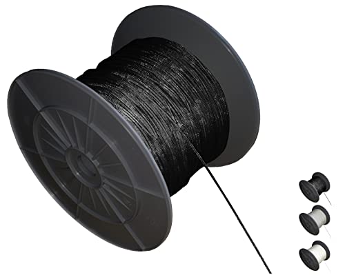 EFIXS Zugschnur für Alujalousien (Durchmesser 1,4 mm) - Farbe: schwarz - Länge: 10 bis 50 Meter - Hier: 50 Meter von EFIXS