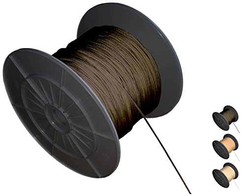 EFIXS Zugschnur für Holzjalousien (Durchmesser 2,2 mm) - Farbe: Dunkelbraun - Länge: 10 bis 25 Meter - Hier: 10 Meter von EFIXS