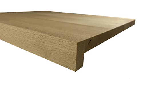efo Schneidebrett XL – schützt Arbeitsplatten und verbessert die Effizienz der Küche – großes Holz-Arbeitsplattenschutz mit Lippe – Küchen-Schneidebrett 47 x 37 cm von EFO