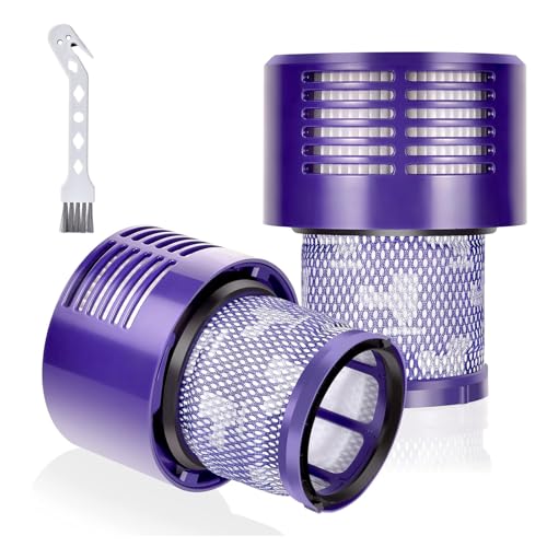 EFOTIML 2 Pack Vakuumfilter Ersatz für Dyson V10 Cyclone Serie, V10 Animal, V10 Absolute, Dyson Ersatzfilter Teilenummer 969082-01 von EFOTIML