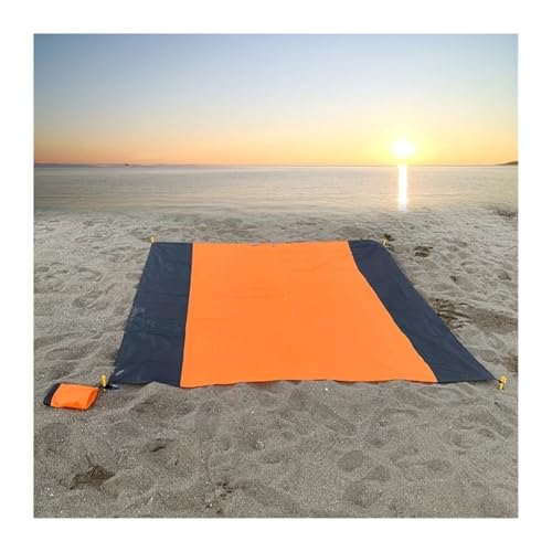 EFRJUWI Picknickdecke Praktische, Faltbare Picknickmatte for Outdoor-Camping, zweifarbig, feuchtigkeitsbeständige Matte, Karierte Stofftasche, Strandmatte FüR BBQ, Picknick, Wandern, Reisen(Style 18) von EFRJUWI